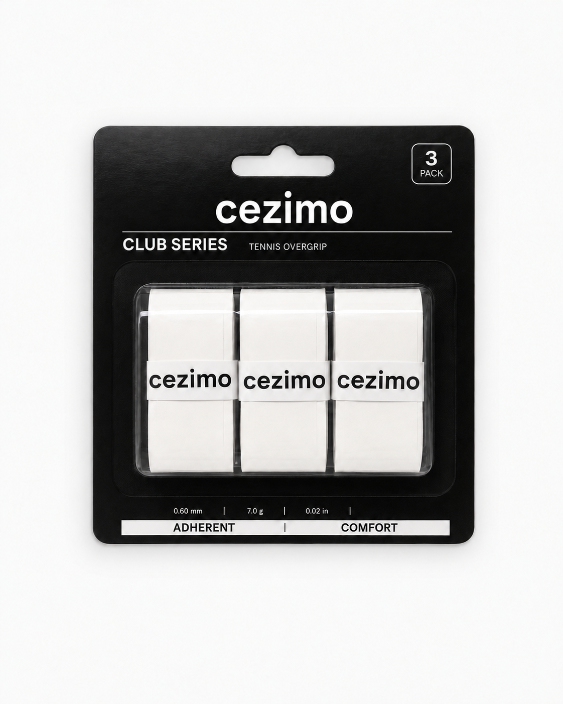 Cezimo Club Series Tennis Overgrip – 3 Pack